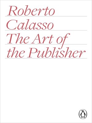 cover image of The Art of the Publisher